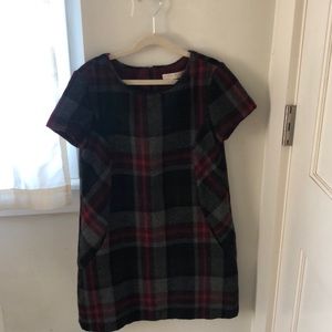 Girls Zara plaid dress